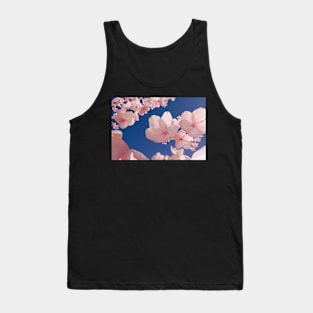 Cherry Blossom Illustration Tank Top